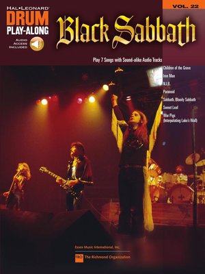 cover image of Black Sabbath Drum Play-Along, Volume 22
